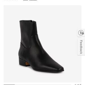 Steve Madden Sleek Black Ankle Booties